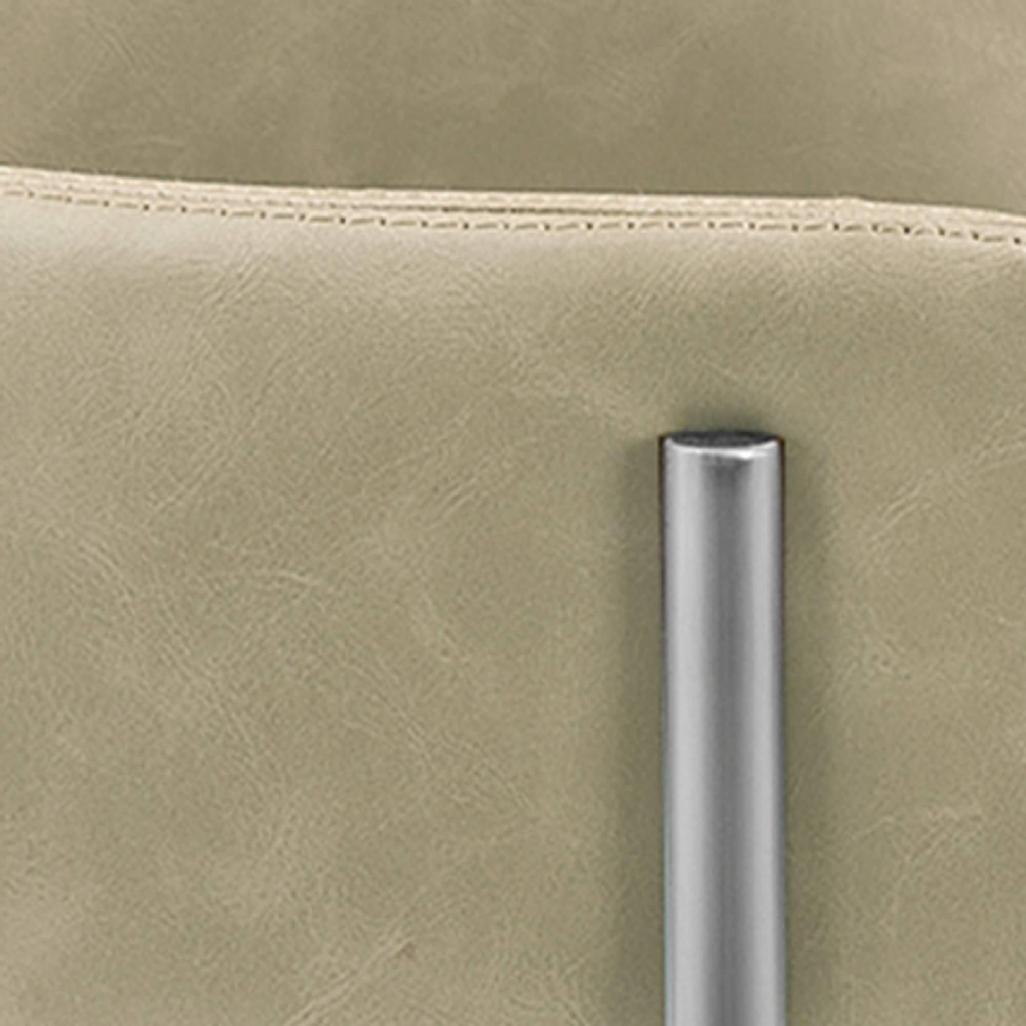 Bellino Counter Stool with Stainless Steel Frame