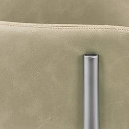 Olive Bellino Dining Chair Stainless Steel Legs