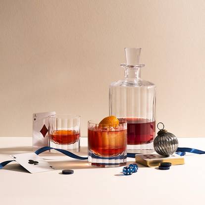 Fluted Large Decanter