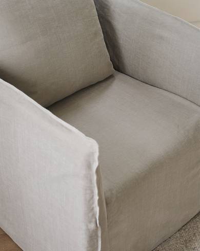 Cover Joe Loveseat With Arms