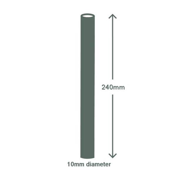 Paper Straws Jumbo 10 x 240mm - Kraft