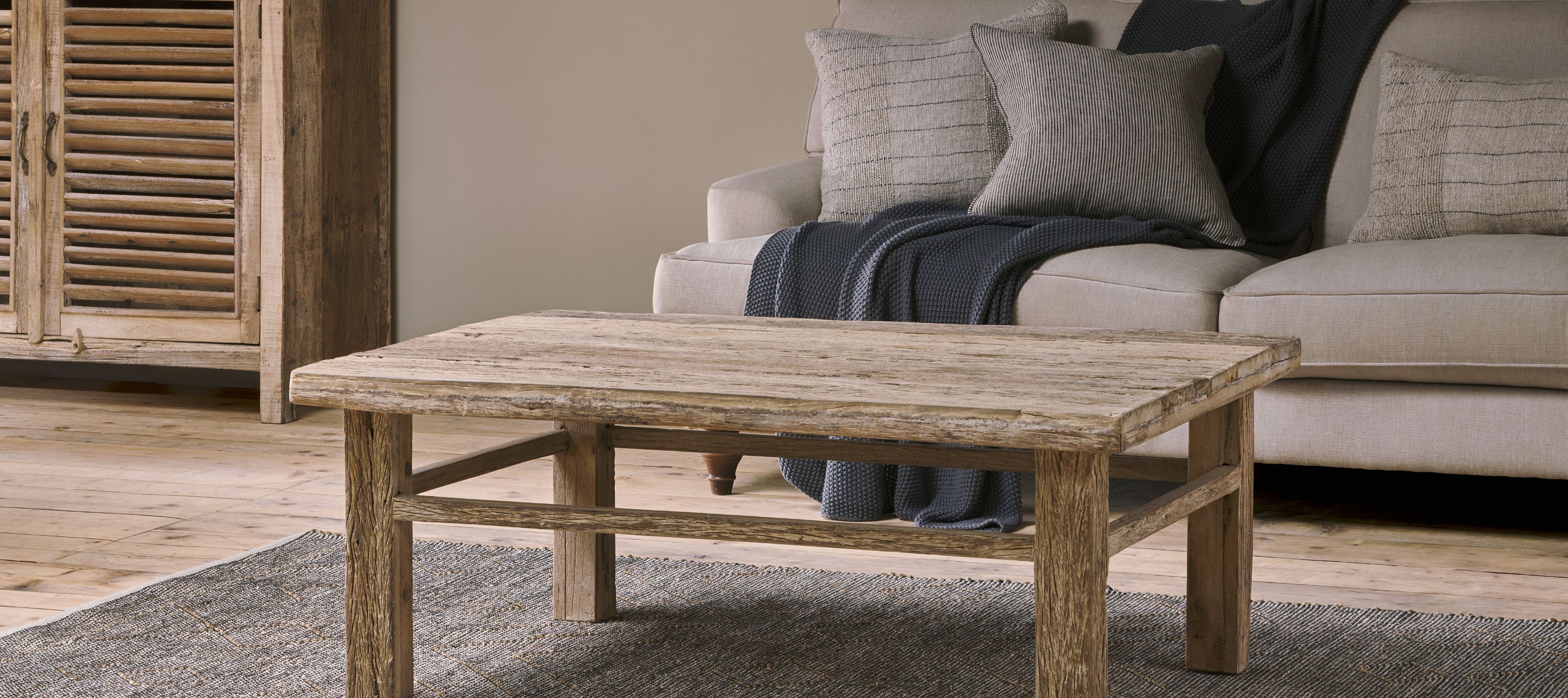 Reclaimed wood coffee table