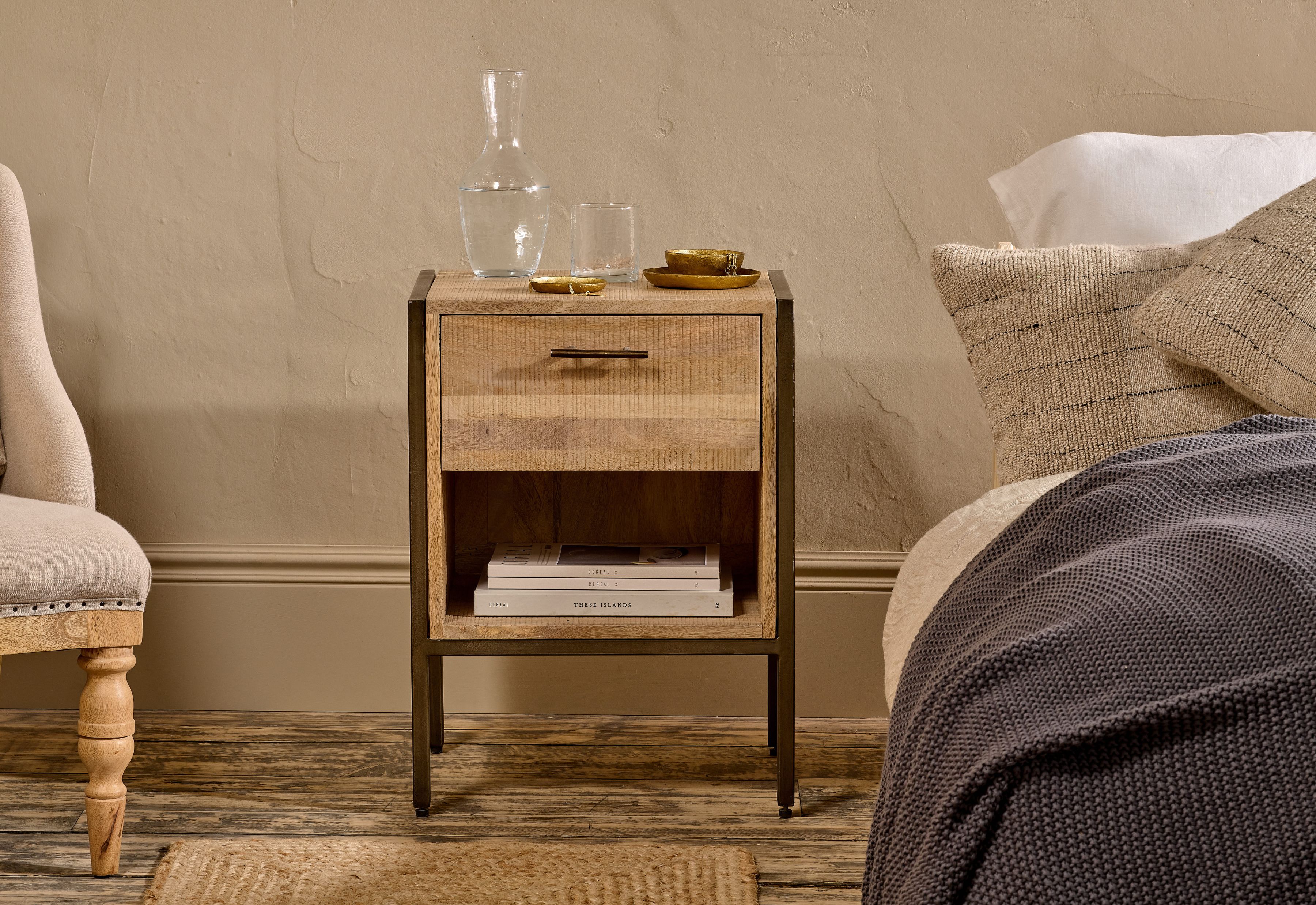 Dasai Mango Wood Bedside Table - Desktop Offset.jpg